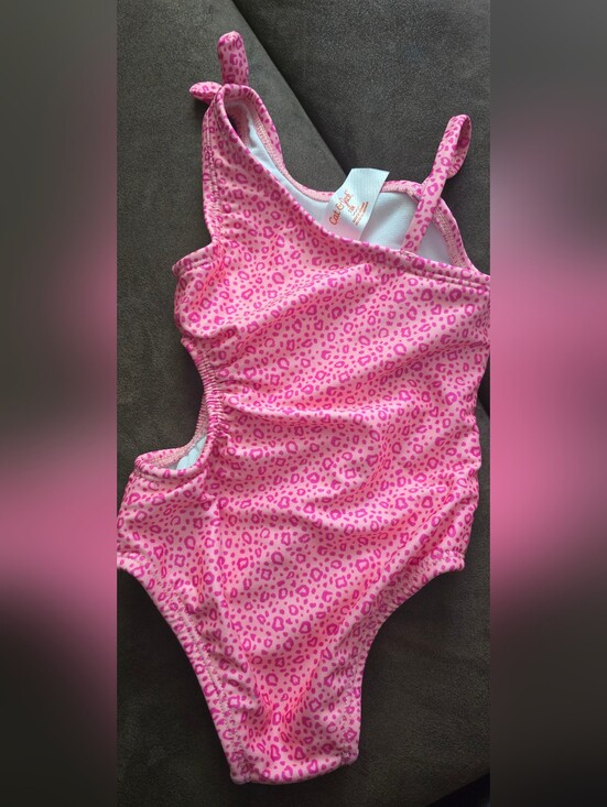 Carter's Other - Carter's Pink Leopard-Print One-Piece Swimsuit
